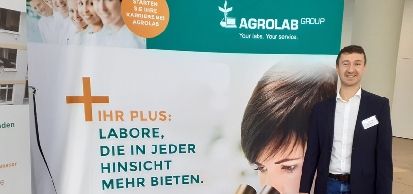 Messestand  AGROLAB mit Herrn Harun Bilgili