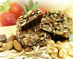 superfood - granola bar from grains